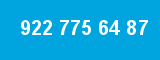 922 775 64 87